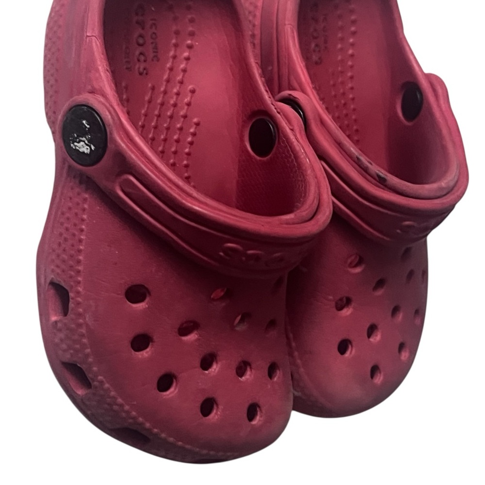 CROCS Kids Vibrant Red Water Shoes - Picture 3 of 4